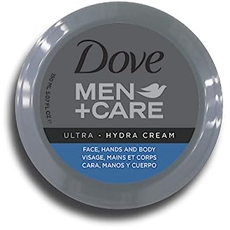 Dove Men+Care Ultra Hydra Cream – Effetto idratante per viso, mani, corpo, adatto a tutti i tipi di pelle, 150 ml