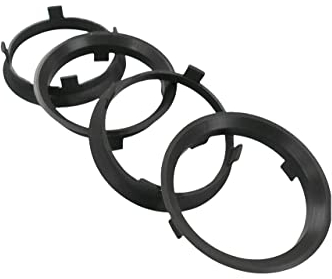 4 anelli di centraggio 60,1-57,1 mm adatti per cerchi in alluminio di AEZ, Dezent, Dotz, Enzo compatibili con Audi, Seat, Skoda, VW