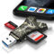 SD Card Reader for iPhone iPad,MujuDoler Viewer Trail Cameras,Trail Camera Viewer,Game Reader,Memory Viewer,Trail Reader,Plug and Play,No App Required, (MC1515)