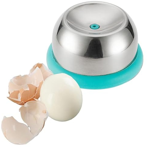 Eierpiekser Edelstahl Stabiler Hartgekochter Eierstecher Edelstahl Nadel Eierstanzer Mit Sockel Handliches Eierstecher Loch Eierloch Schürhaken Verwenden Bäckerei Küchenwerkzeuge Für Eier (Blau)