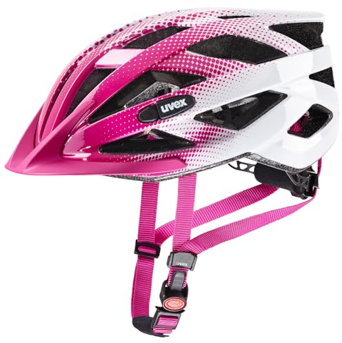 uvex Air Wing Casco de Bicicleta, Adultos Unisex, Pink-White, 56-60 cm