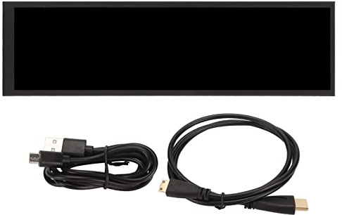 Zenithaur Secondary Monitor för dator, 8,8 tum bärbar pekskärmskärm med 480x1920 HD LCD -skärm, idealisk för och DIY -projekt