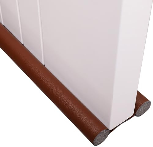 Sellador de puerta de alto rendimiento – Interior – Guardia de seguridad | Sello para puerta de bloqueo de olores, flexible y ajustable, tope de diseño de puerta de doble cara, protección contra el