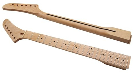 DIY gitarrhals 6 strängad 22 bands lönnhals för elgitarr gör det själv tillbehör