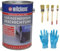 Garagenboden- Beschichtung inkl. 1x 4er Pinselset von E-Com24 (Silbergrau 2.5 Liter)