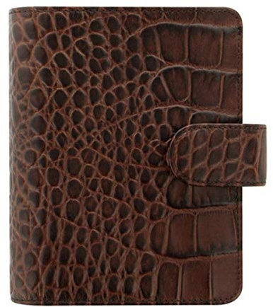 Filofax Croc Organisatör, Svart, En Storlek