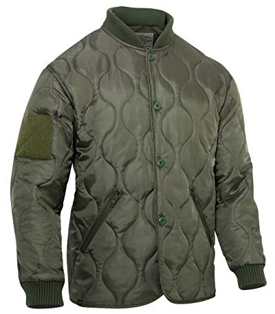 Rothco Quilted Woobie Jacket, Olive Drab, M