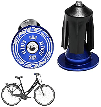 Luckxing Guidon, Bouchon d'extrémité Barre Ferme pour Accessoires vélo vélo Route, Capuchons poignées d'extrémité Guidon pour la Plupart des vélos Route
