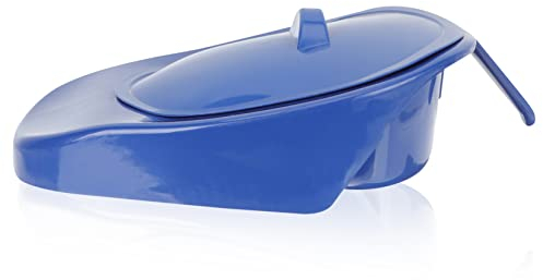 Alipis Bettpfanne Für Erwachsene Mit Auslaufschutz Komfortables Urinal Aus Kunststoff Für Bettlägerige Senioren Schwangere Frauen Leicht Zu Reinigen Für Zuhause