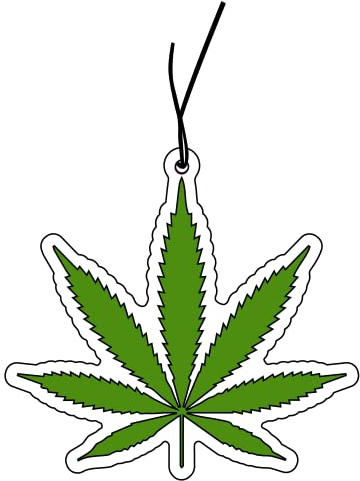 Set di 2 fragranze a forma di albero profumato con motivo WEED per auto, profumatore per auto, deodorante per auto