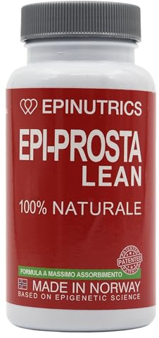 Epinutrics - EPI-Prosta Lean 100% Naturale - Vegan - con estratto di Zucca