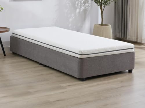 Vente-unique-Matelas 80 x 200 cm Mousse déhoussable ép.10cm - NASUS de DREAMEA