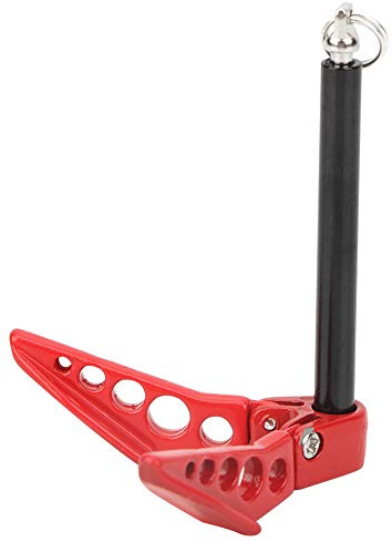 Hoseonfn RC Crawler Winch, para Axial SCX10 D90 CC01, ancla de tierra plegable de metal a escala 1/10, herramienta de terreno de tierra, accesorio de carretera de servicio pesado