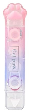 Stylo ruban adhésif – Outil correcteur de patte de chat sans danger, rouleau de colle, pour garçons, filles, adolescents, parents, travaux manuels, école, travail, trousse à crayons