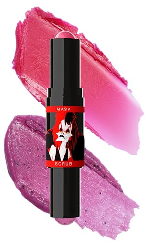 Wet n Wild x Disney Villains Devious Lip Scrub & Mask, Scrub Esfoliante e Maschera Labbra 2-in-1, Cura Labbra a Doppia Azione