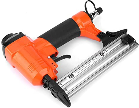 ZJchao Pneumatic Staple, Electric Nail F30 Pneumatic Straight Nail Stapler Framing Industrial Grade Air Brad Nailer for Trim Work, Furniture Building