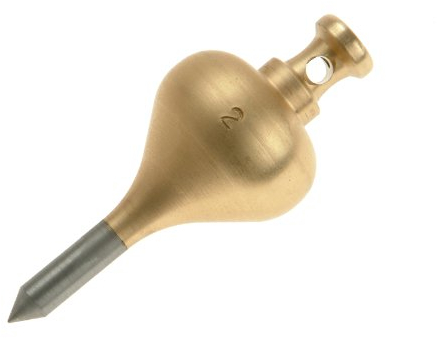 Monument 249d Senklot aus Messing, 128 g, Größe 2