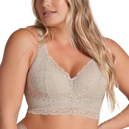 Leonisa Sujetadores Reductores en Encaje - Sujetador Multiposiciones Talla Grande Individual o Pack X2