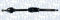 MAGNETI MARELLI Arbre de transmission 302004190182 avant droit 970mm