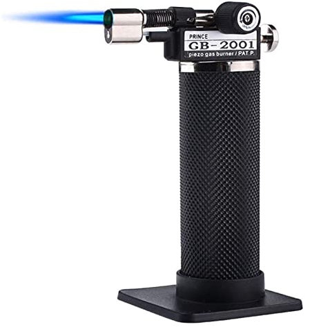 Micro Blow Torch Adjustable Flame Gold Silver Welding Soldering Jewelry Torch, for DIY Jewelry Craft Making