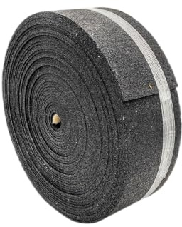 MISTERKANISTER - Rollo de granulado de goma, almohadillas para terraza, base de granulado de goma, alfombrilla de protección para edificios, rollo de almohadillas para terraza, perfil de Legars, goma