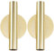 Luxylei Florero De Pared De Metal, 2 Piezas Florero De Arte De Pared De Flores Floreros De Pared Adhesivos Floreros De Metal De Tubo Florero Autoadhesivo Soporte Moderno para Plantas De Secado