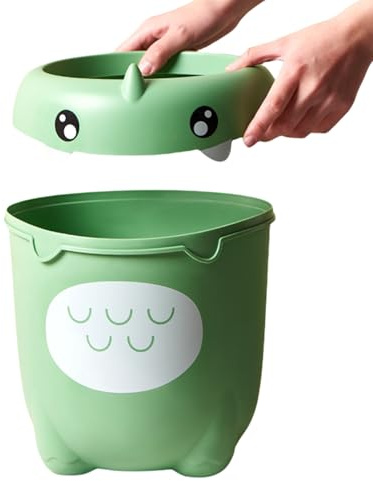 Générique Poubelle Pour Chambre - Corbeille Cartoon Pour Chambre Enfant | Grande Capacité Panier De Rangement Déchets Organisateur Pour Espace Sous Meuble