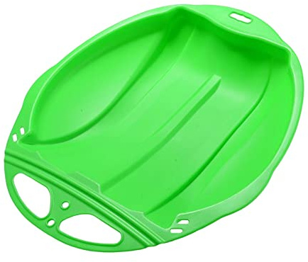 Jiuvaso Slittino da Neve Resistente per Bambini, Slitta da Discesa, Tavola da, Slittino Robusto per Esterni, Bob, Slittino, Slittino per Bambini E Bambine, Verde
