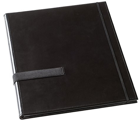 LEUCHTTURM1917 317520 Notenmappe A4, Kunstleder, schwarz