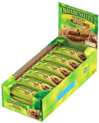 Nature Valley Crunchy Canadian Maple Syrup Cereal Bars, 42 g, 18-Piece