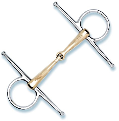 Stübben Gebiss 2276 Schenkeltrense einfach gebrochen - 12,5 cm - 16 mm - Sweet Copper