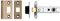 Carlisle Brass BTL30 BTL30AB CE B/T Tubular MORTICE Latch Square, Antique Brass, 76mm / 3