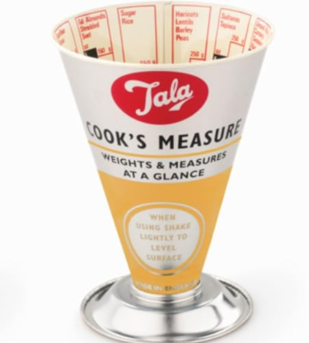 Tala Yellow 1950'S Retro Cook Measure, Alternative and Easy Way to Measure a Wide Range of Food Products