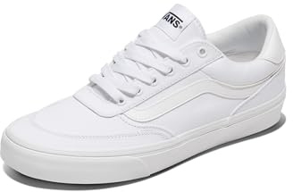 Vans Men's Brooklyn LS Sneakers White and White 9.5