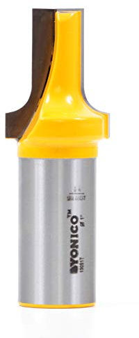 Yonico Dado Cutting Roundover Groove Router Bit 1-Inch Height x 1/4-Inch Radius 3/4-Inch Shank 13051t