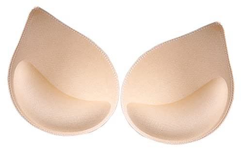 Sharplace 1 paire de coussinets d'insertion de soutien-gorge en éponge améliorant le rehausseur de coupe Shaper Pad amovible doux léger, Peau