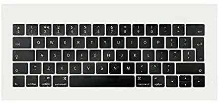 ICTION New Replacement Key Cap Set UK Keyboard Replacement Keycaps Keys QWERTY for MacBook Pro Retina 13 15'' A1706 A1707 UK Keyboard keys