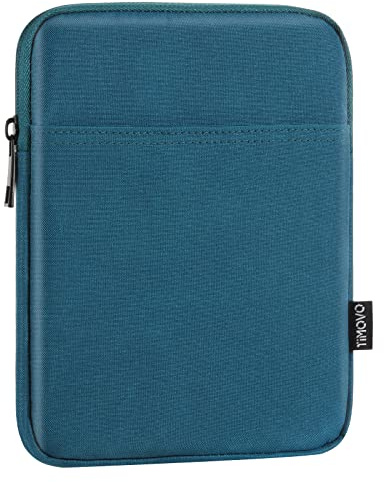 TiMOVO 6-7 Inch Sleeve Case for eReader, Peacock Blue | Compatible with Paperwhite/Colorsoft Signature Edition, Oasis & Kobo Devices Compatible, Protective Pouch Bag, Carrying Case
