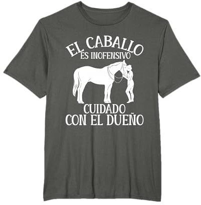 Caballos Divertido Equitación El Caballo Es Inofensivo Camiseta