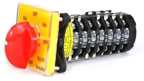 Fresadora multiposición de velocidad rápida y lenta, interruptor de leva de cambio Universal, SZW25-64D/7 25A, avance y retroceso, velocidad rápida y lenta