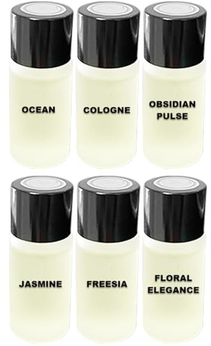 Ricariche Diffusore Auto KESOCI Set da 6 x 10 ml – Profumatore Auto Ricaricabile – Fragranze Premium Lunga Durata (Emotional Fragrance Collection)