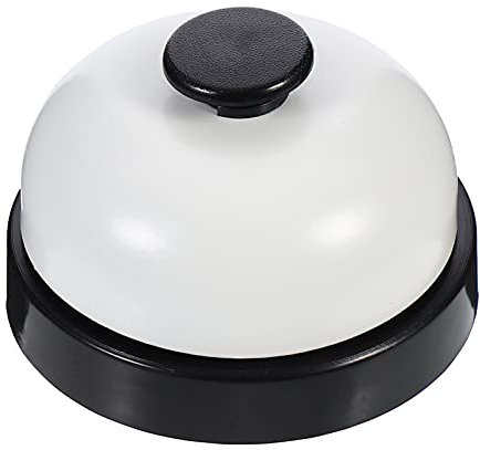 Service portable Appel de cloche de thé à la cloch Cloches de réception Cloches d'appel de bureau entièrement en métal for hôtels, écoles, bureaux, restaurants, zones de réception, hôpitaux, entrepôts