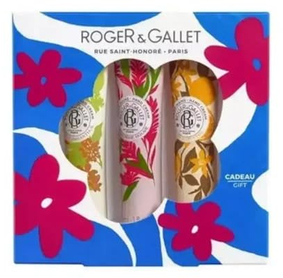 Roger & Gallet – Coffret Cadeau Trio Crèmes Mains Bienfaisantes 3x30 ml – Fleur d’Osmanthus, Gingembre Rouge & Bois d’Orange – Cadeau femme – Hydratation, douceur et senteurs envoûtantes