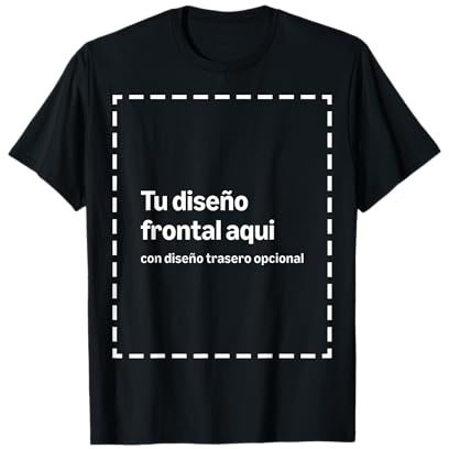 Camiseta Personalizada Frente Y Espalda