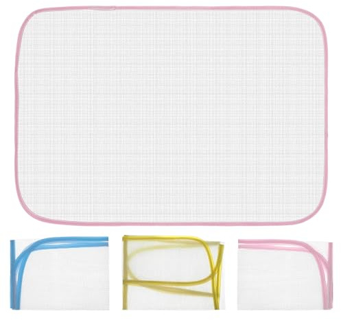 guduling 4 Pack Ironing Clothes Protector,Pressing Cloth for Ironing Heat-Resistant, Clothes Scorch-Saving Iron Protector Insulation Pad for Sewing Projects, Reusable in 4 Colors