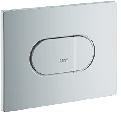 Grohe 38858P00 Arena Cosmopolitan Piastra di Azionamento WC, Doppio Scarico, Bianco