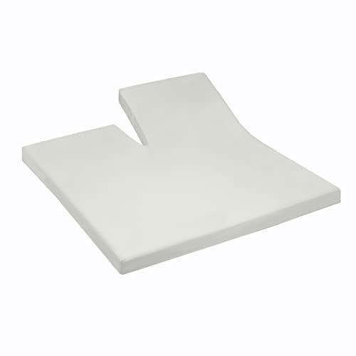 Cinderella - Spannbettlaken für Split-Topper (bis 15 cm) - Jersey - 200x200/210 cm - Ivory