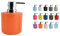 MSV Seifenspender Inagua Flüssigseifen-Spender, Fassungsvermögen 7 x 7 x 16 cm - Orange