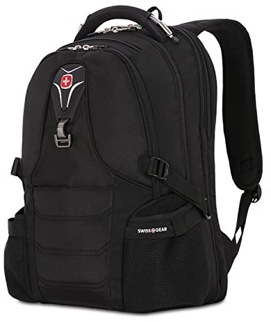 SwissGear 2769 ScanSmart Laptop Backpack, Fits Most 16 Inch Laptops, TSA Friendly, Work, School, Men's and Women's, Black