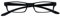 The Reading Glasses Company Die Lesebrille Unternehmen Schwarz Nacken-Leser Herren Damen Federscharniere R20-1 +1,50